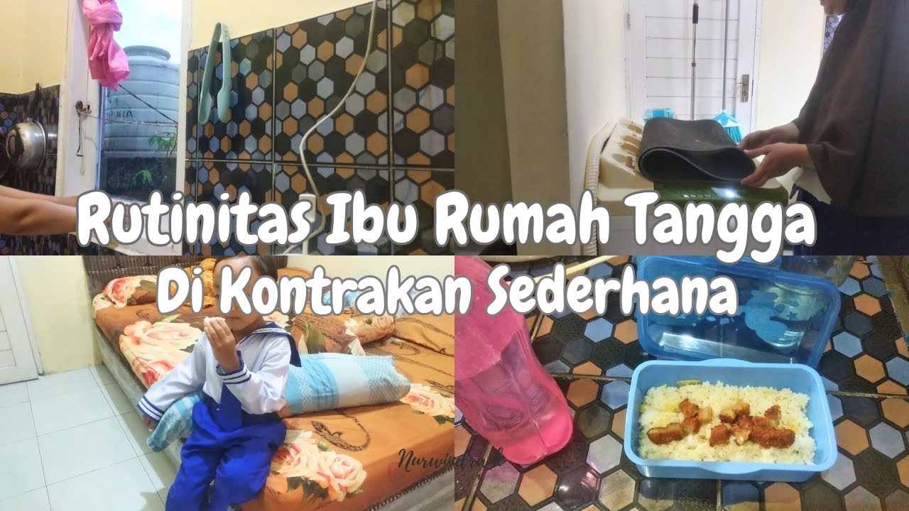 Rutinitas Ibu Rumah Tangga Di Kontrakkan Sederhana || Start Subuh Sampai Selesai #adayinmylife #vlog
