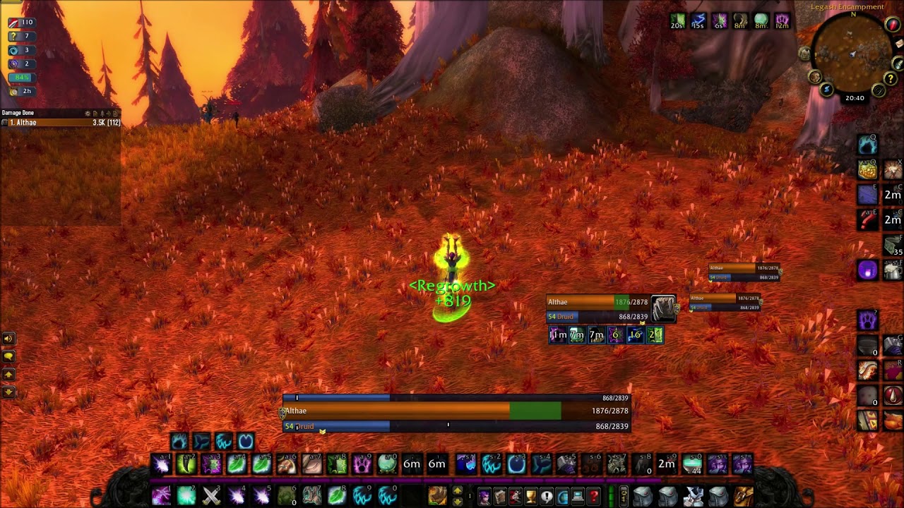 WoW Classic : PvP 54 druid vs 60s