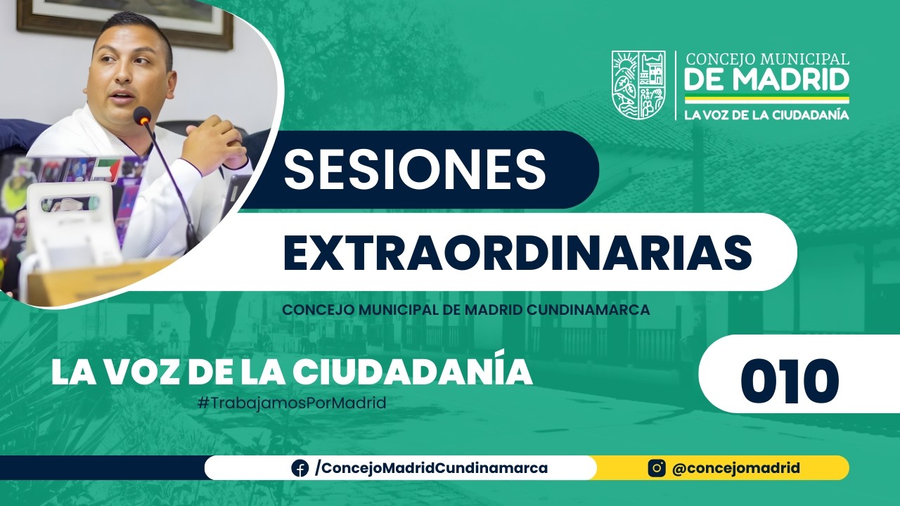 SESIÓN EXTRAORDINARIAS 010 -  12 DE FEBRERO DEL 2026