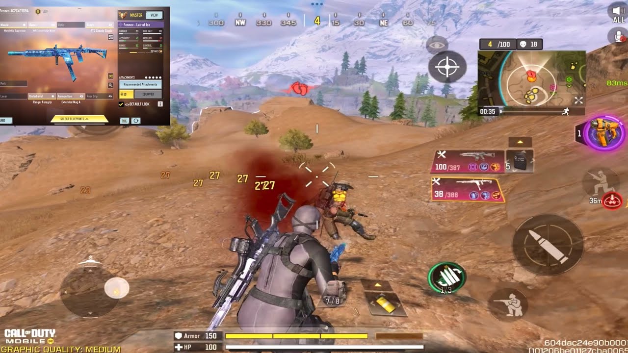 FENNEC have INSANE HIP FIRE accuracy 🤯 | Best FENNEC GUNSMITH in CODM BR