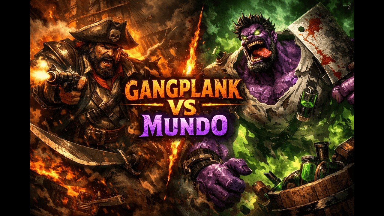 Gankplank Vs Mundo  #leagueoflegends