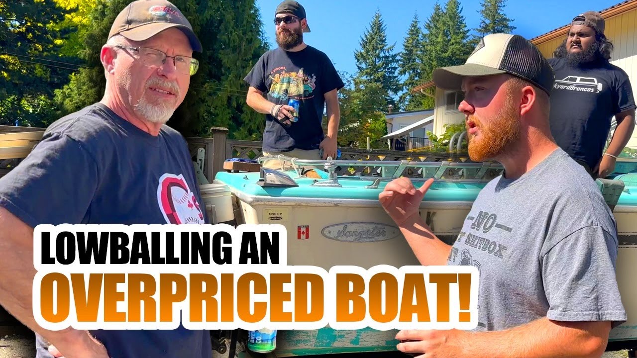 LOWBALLING AN OVERPRICED BOAT!