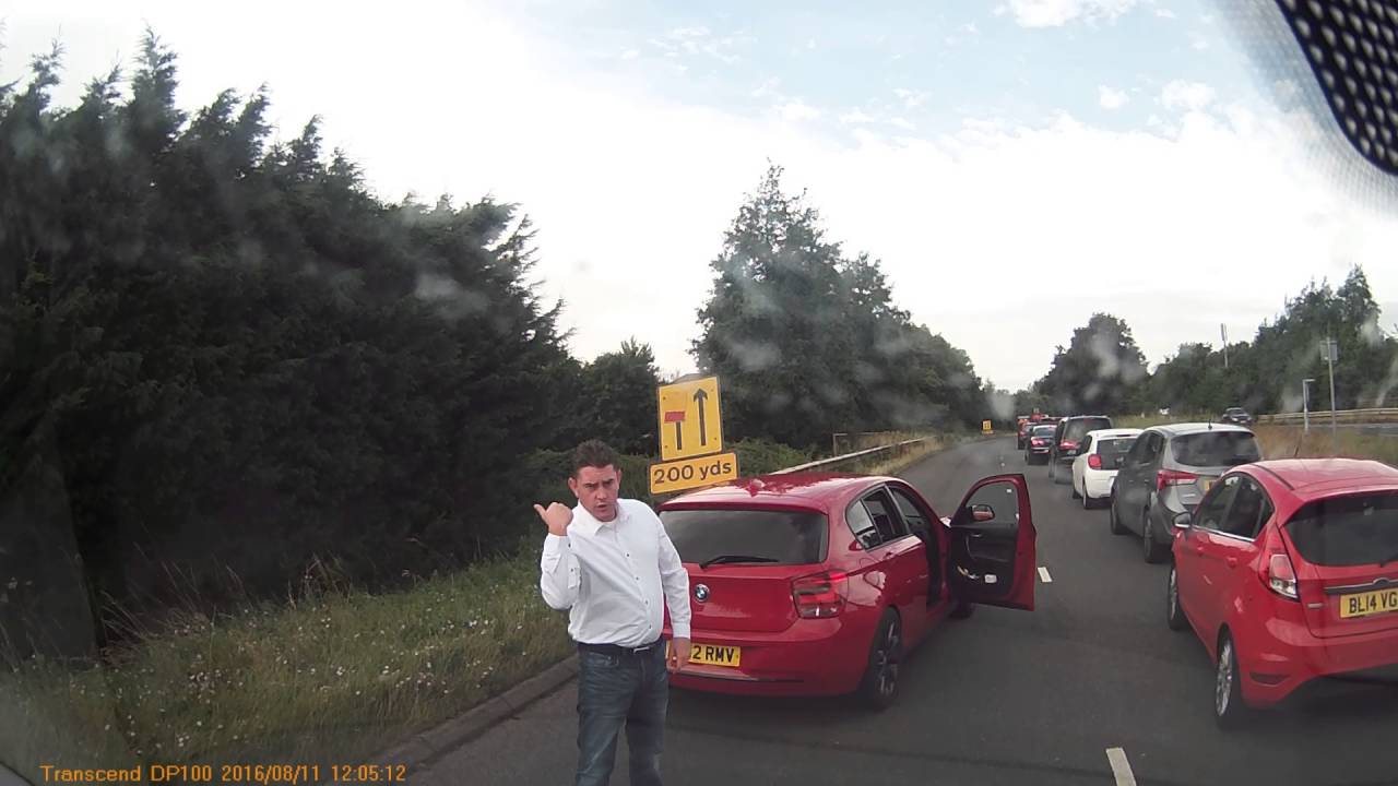 Road rage Northampton Mereway