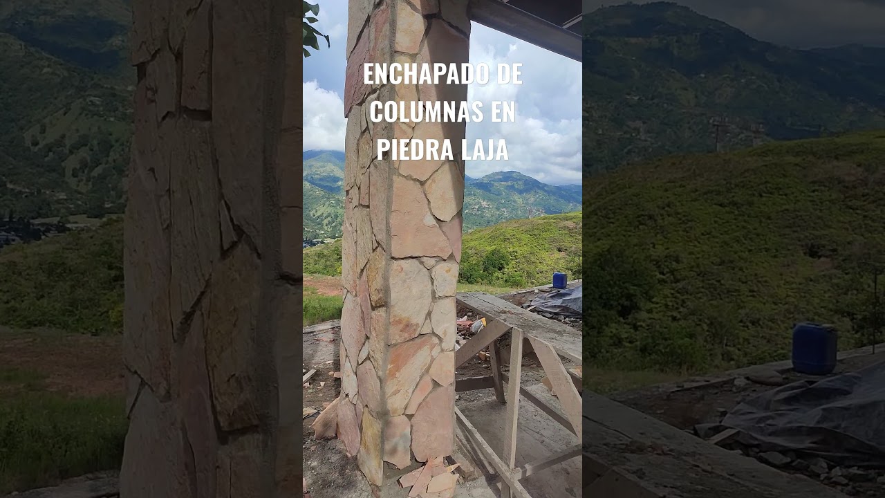 enchapado de paredes en piedra laja