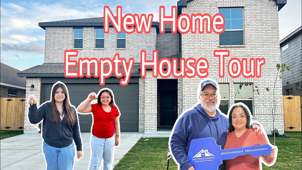 Empty House Tour | New Construction With D.R Horton Homes in Midland Tx