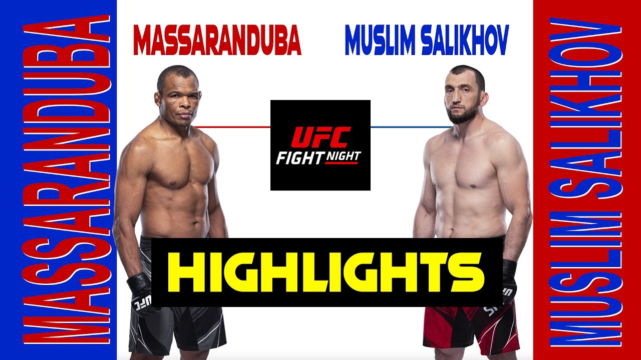 UFC Fight Night MASSARANDUBA vs Muslin Salikhov