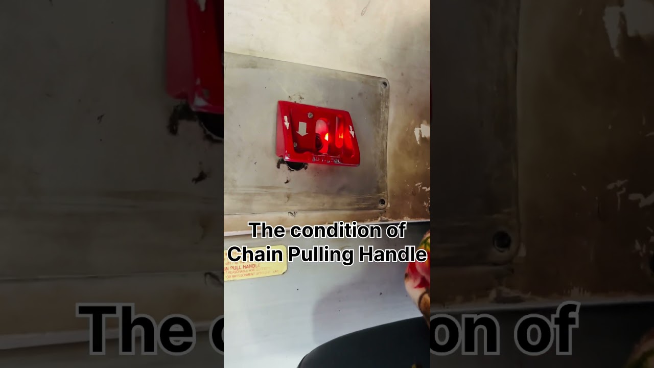 After alarm Chain Pulling of train #railway