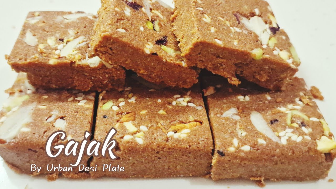 Gajak Recipe | तिल–गुड़ गजक | Melt-in-Mouth Gajak | Perfect Gajak Barfi | Tilkut | @UrbanDesiPlate 