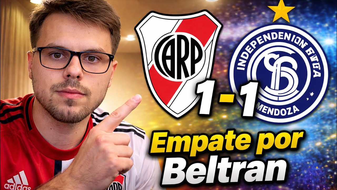 Reacion en caliente. Gracias a Beltran empato River