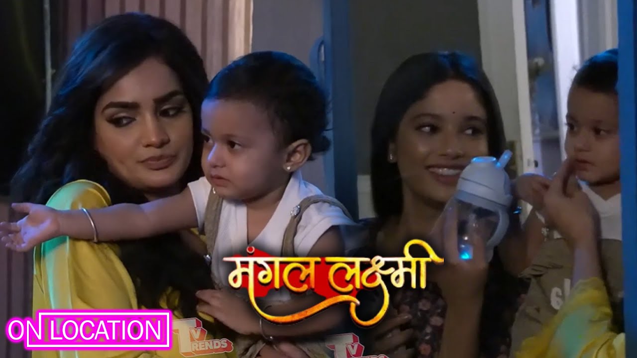  Mangal Lakshmi|रोते बच्चे को Jiya और Lakshmi ने हँसाया, दिखा खास क्यूट मोमेंट|BTS|Colors TV 