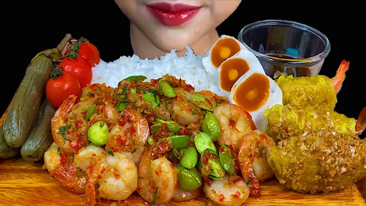 STIR FRY SHRIMP WIHT STINK BEANS ( PETAI ), SHRIMP DUMPLINGS * DIM SUM *