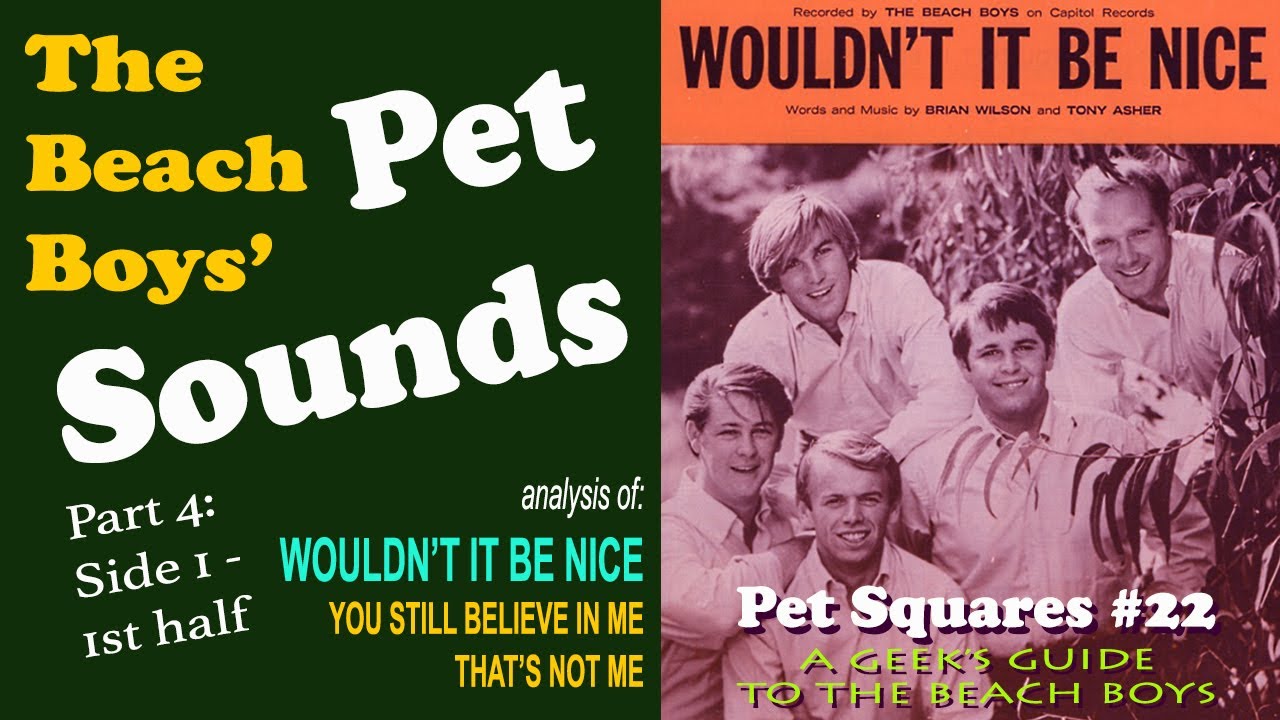 PET SQUARES #22 Pet Sounds Pt. 4: Side One 1st Half (Wouldn't It Be Nice, YSBIM, That's Not Me)