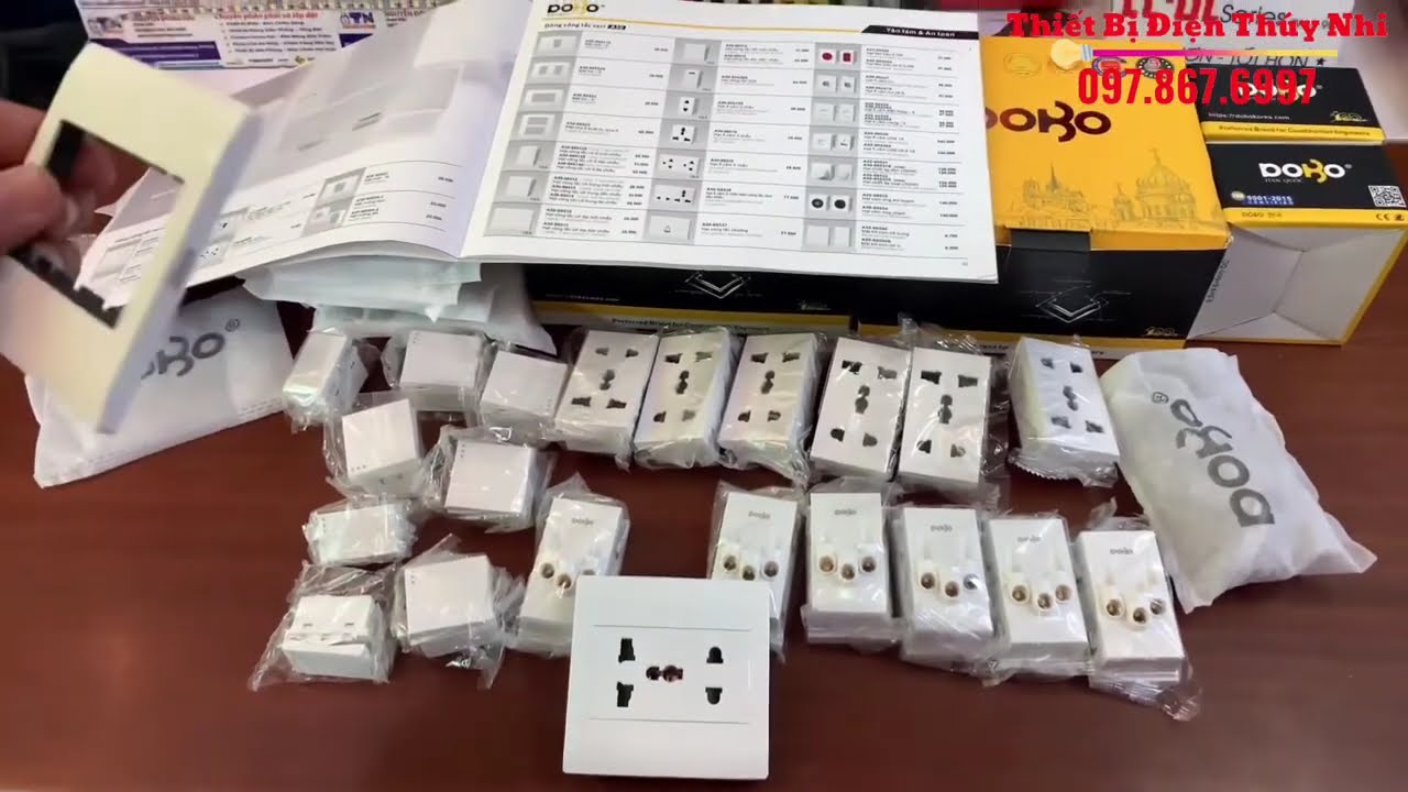 Công tắc ổ cắm DoBo cao cấp thương hiệu Hàn Quốc
