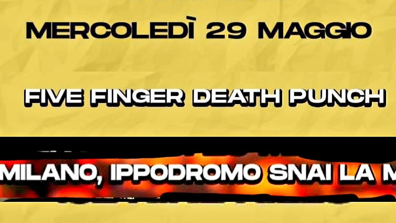 Five Finger Death Punch - I-Days Fest, Ippodromo, Milano, Italy, 29 may 2024 FULL VIDEO LIVE CONCERT