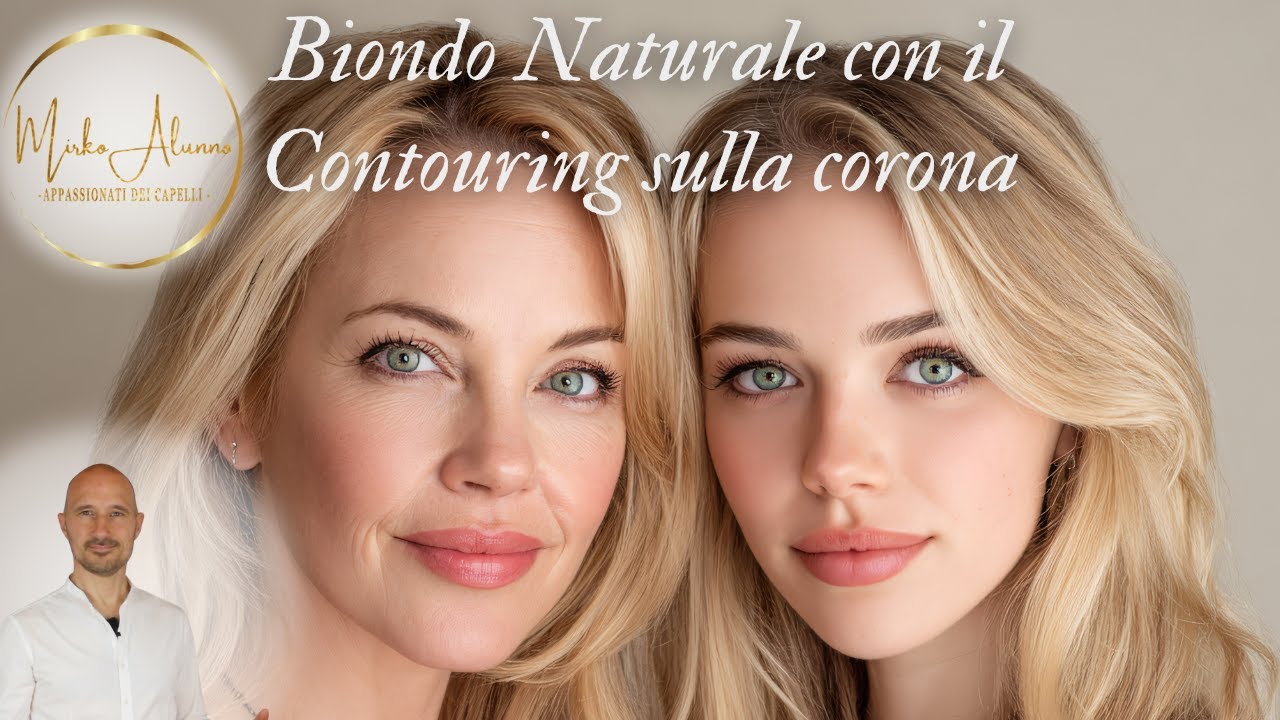 Biondo Naturale con Il Contouring alle attaccature dei capelli