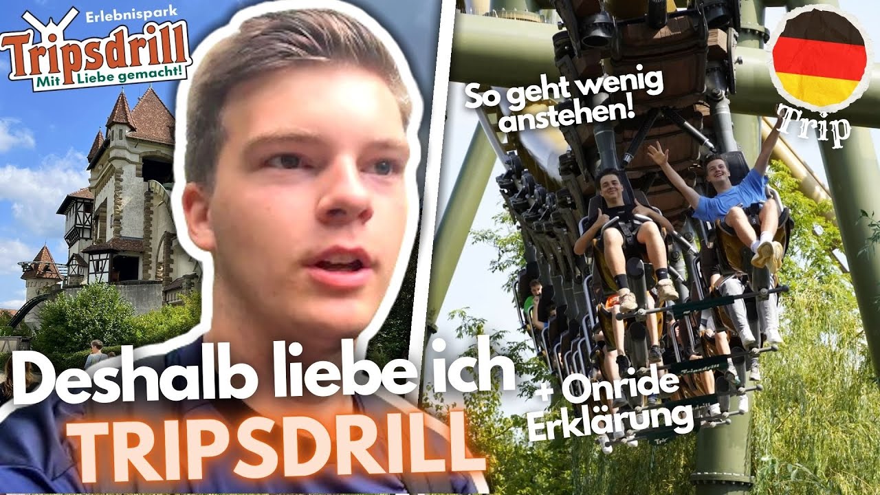 😍 Tripsdrill kann man nur lieben! So darfst du Onrides machen | Erlebnispark Tripsdrill | VLOG #16