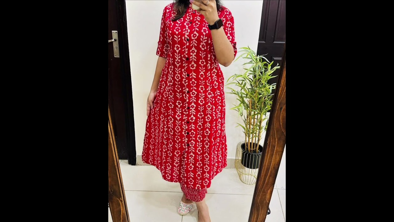 Premium Floral Fine Cotton  Designer Co-ord Sets in Aline pattern👌🏻💖🎁Rs800💃Hurry up🛍 Buy Now
