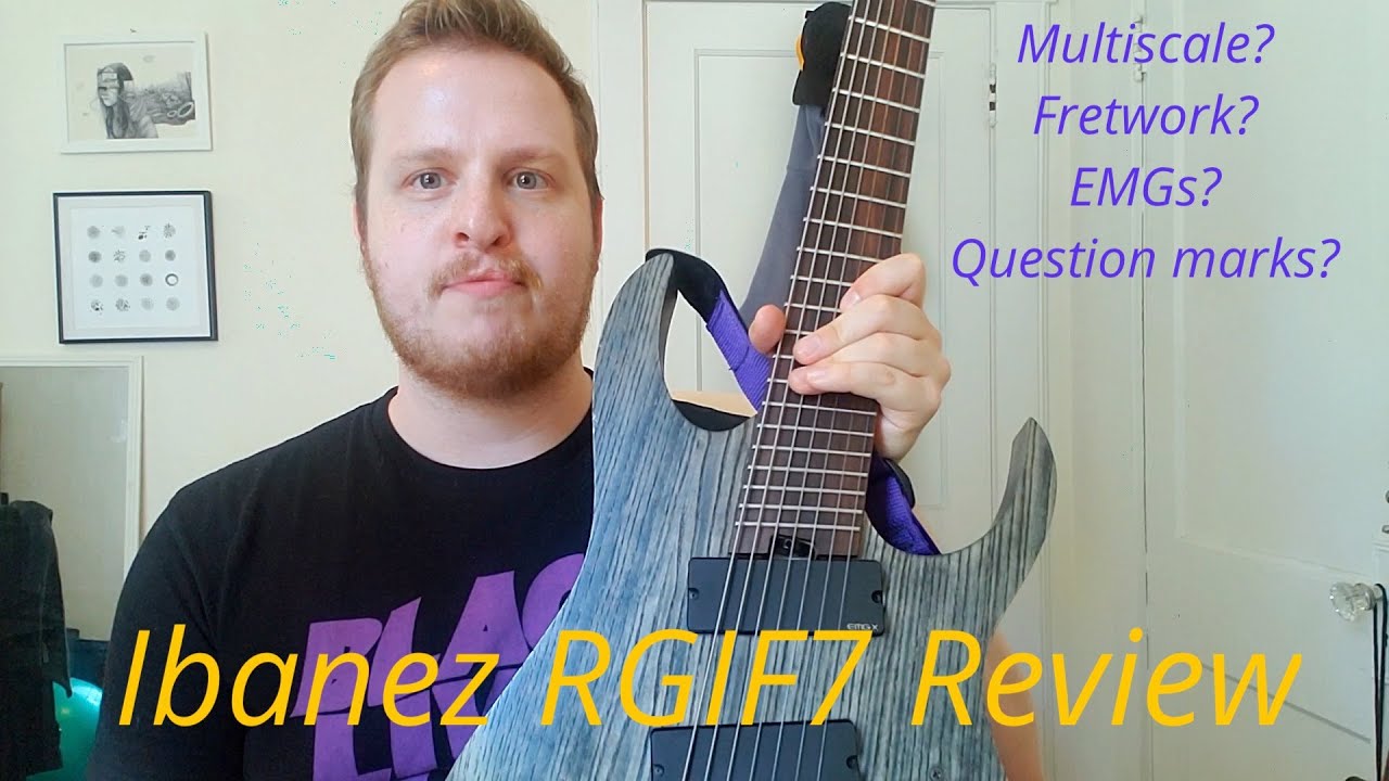 Ibanez Iron Label RGIF7 - Review and Demo