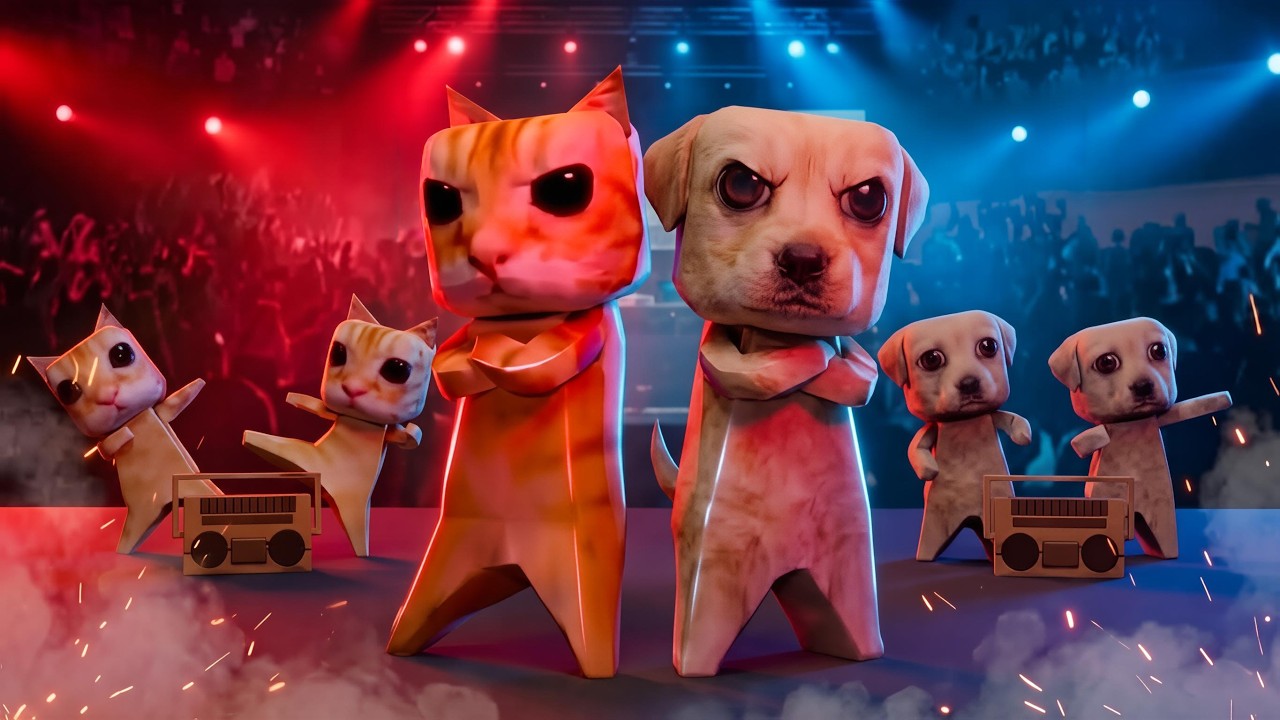 MONTAGEM MIAU vs MONTAGEM GUAU