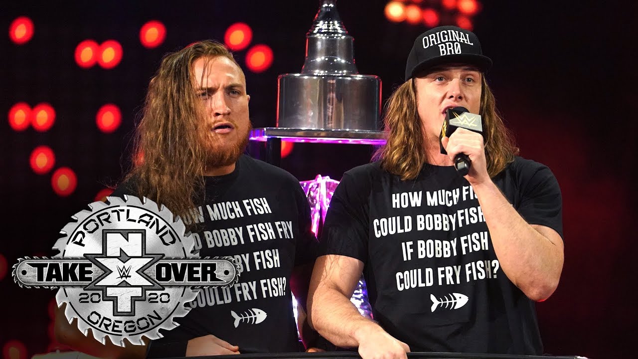 Riddle leads NXT Universe in “Fishy” sing-a-long: NXT TakeOver: Portland (WWE Network Exclusive)