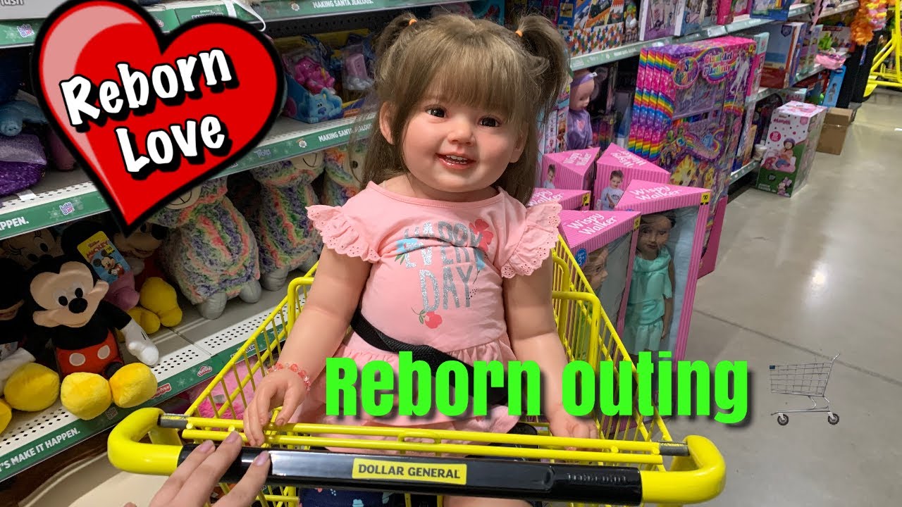 Reborn Toddler Outing To the Dollar General Store reborn shopping 🛒