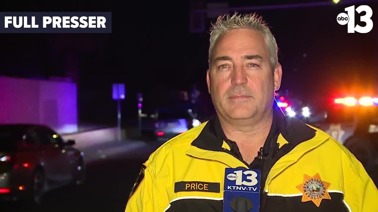 [FULL PRESSER] Police Investigating Fatal Shooting near Downtown Las Vegas