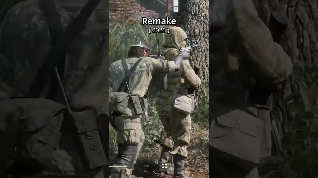 MGS3 Original vs Remake - Gameplay Comparison 