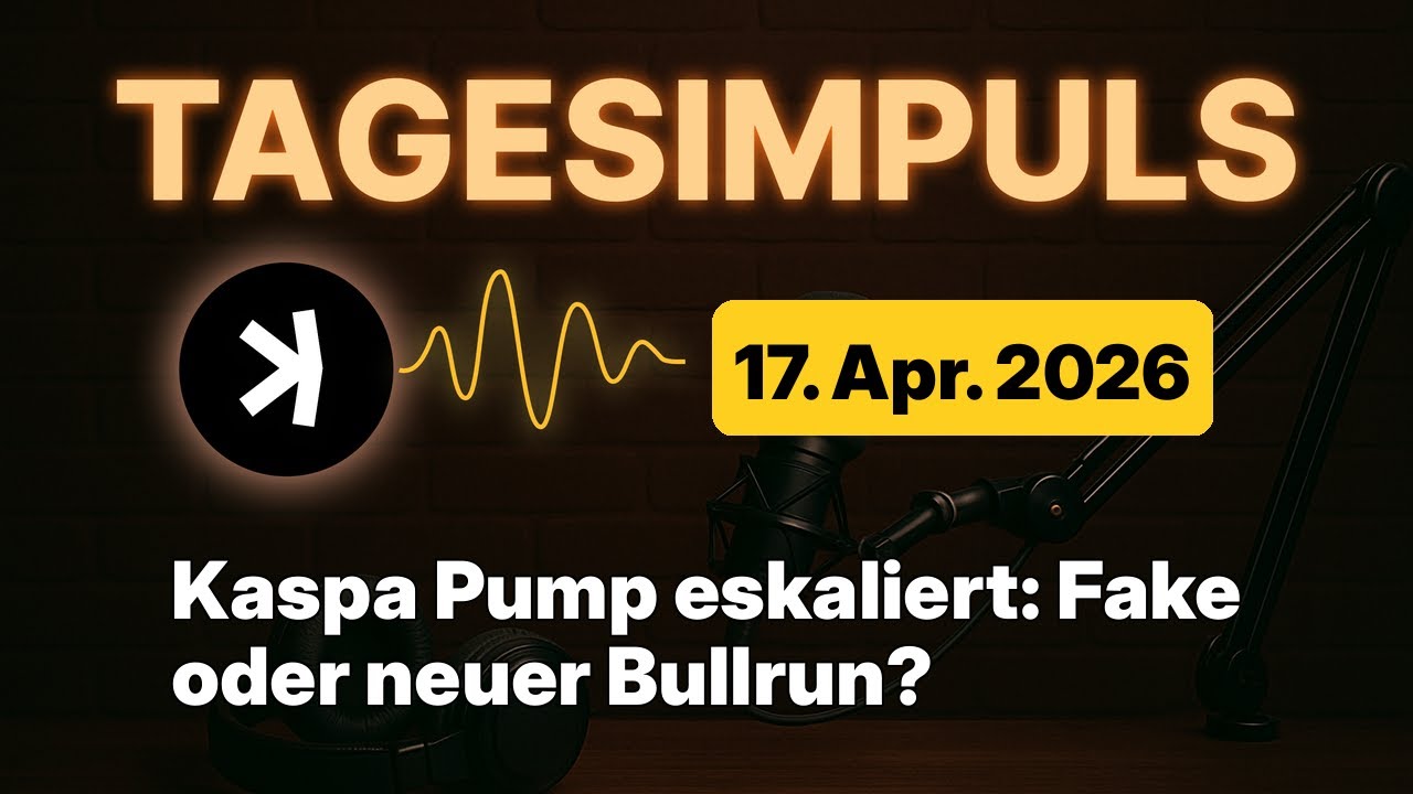 Kaspa Daily (17. Apr) - Kaspa Pump eskaliert: Fake oder neuer Bullrun?