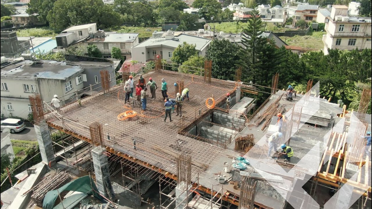 Drone Shots - Hospital Construction - Mauritius