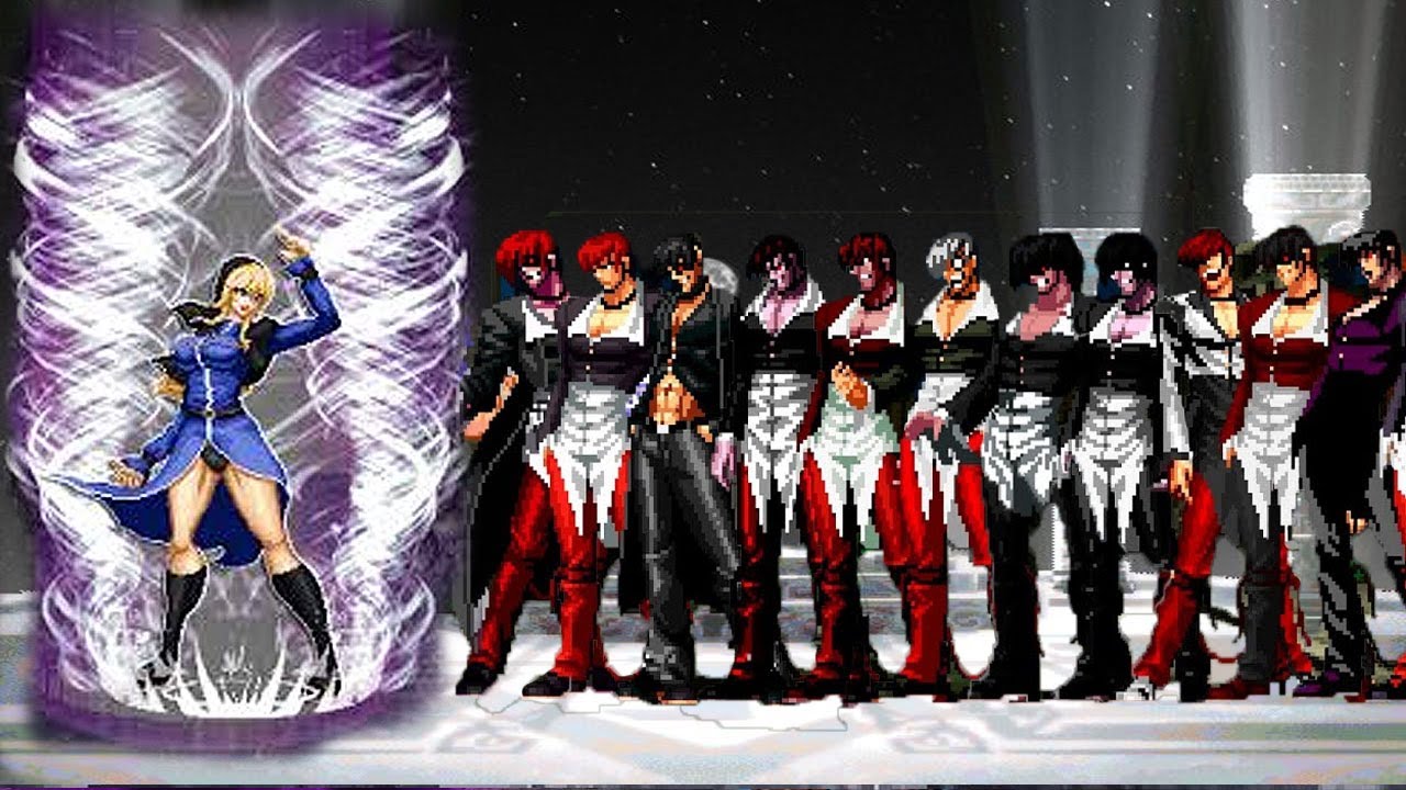 [Mugen KOF]  Schlussel Pre Vs Ultra Pro Iori Yagami Team