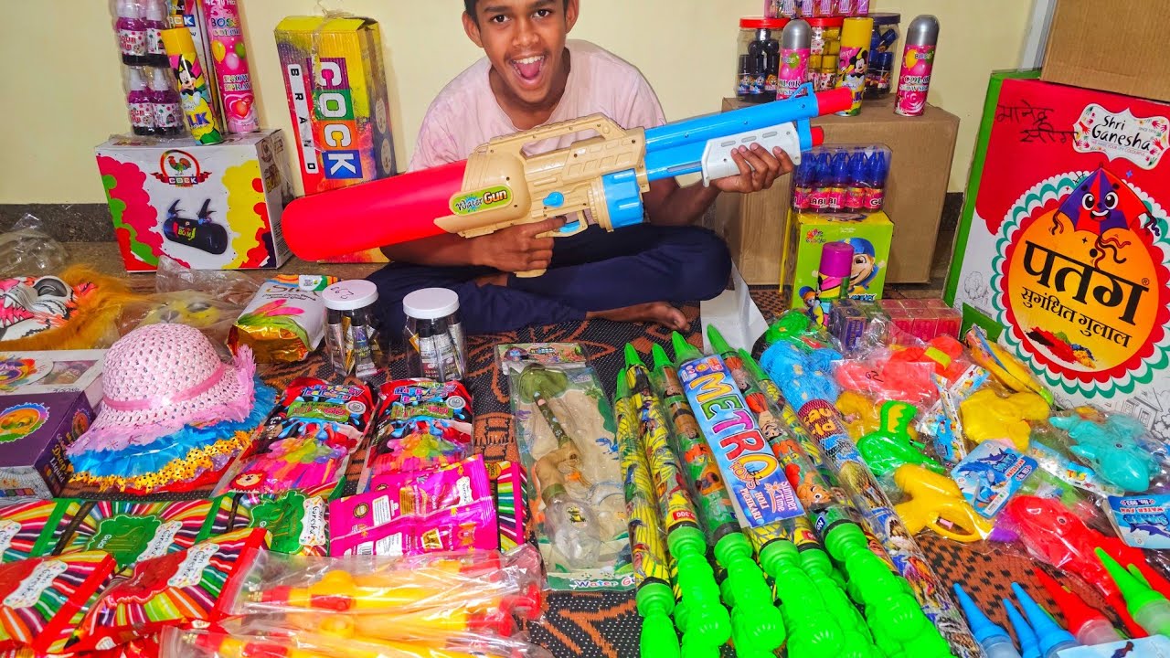 Best Holi Pichkari And Colour Testing 2026 Part 3 | Holi Stash Unboxing | Holi Colour Cloud | #holi