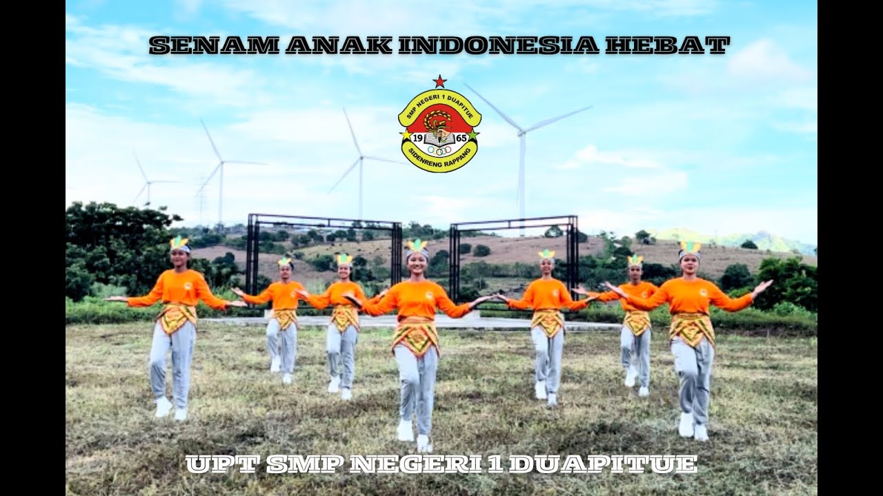 Lomba Senam Anak Indonesia Hebat 2025 UPT SMPN 1 DUAPITUE SULAWESI SELATAN