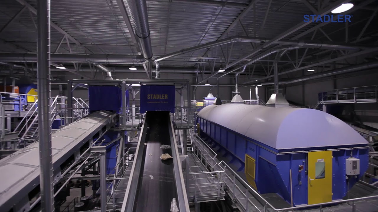 W pełni zautomatyzowana sortownia odpad&oacute;w komunalnych firmy STADLER