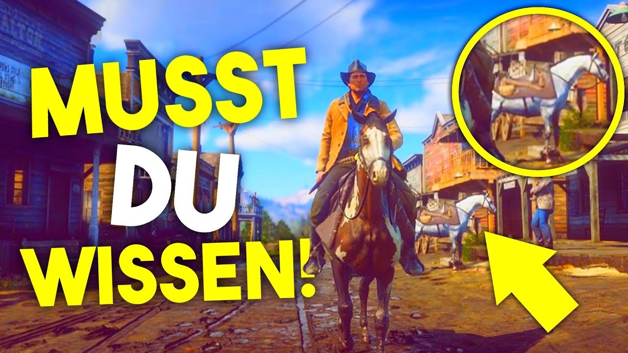 MEGA Pferde kostenlos, Ehre schnell verbessern & mehr | 10 Tipps für Red Dead Redemption 2 - Deuts