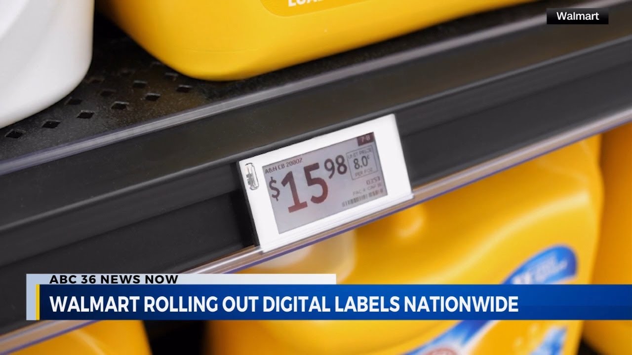 Walmart rolling out digital shelf labels in all U.S. stores