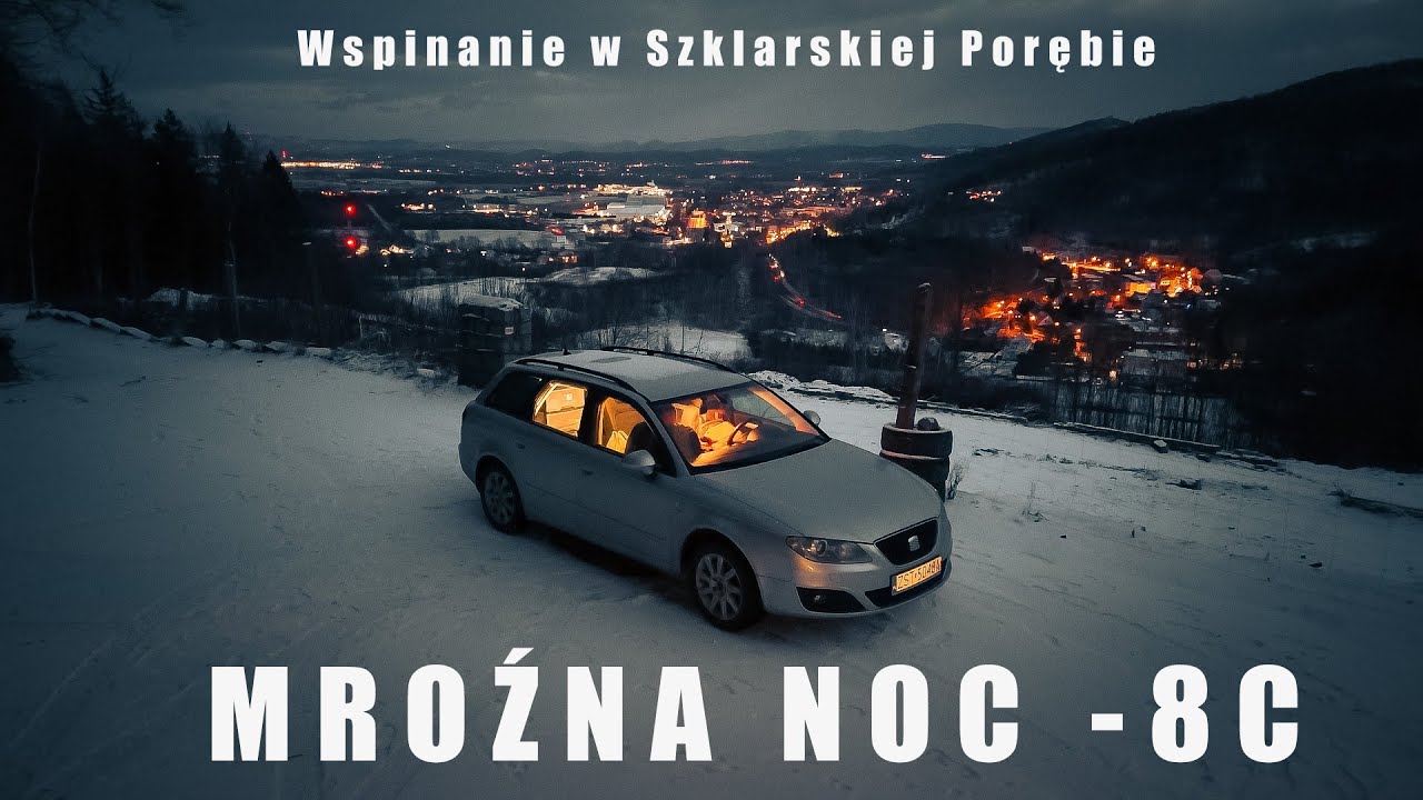 SAMOTNE SPANIE ZIMĄ W SAMOCHODZIE - wyjazd wspinaczkowy i pyszne jedzenie