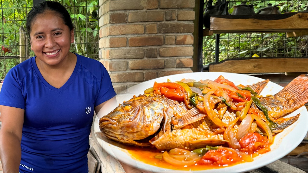 Tilapia sudada de la pecera a la mesa