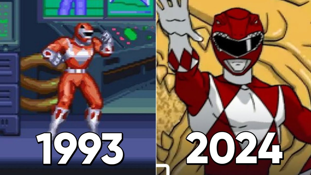 Evolution of Power Rangers Games (1993-2024)