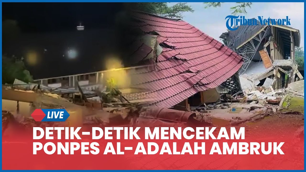 Detik-detik Mencekam Ponpes Al-Adalah Ambruk saat Tanah Bergerak di Tegal, 526 Santri Mengungsi