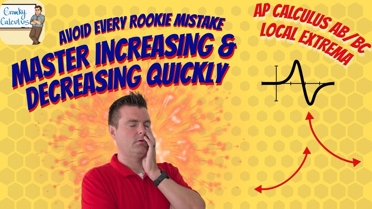 Master Increasing/Decreasing & Extrema Quickly | AP Calculus AB/BC