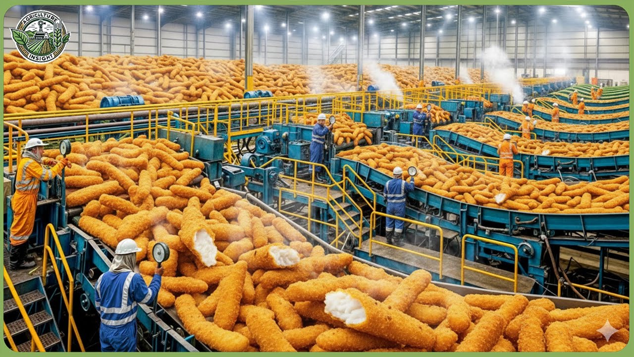 How Fish Sticks Are Made &ndash; Inside Massive Million-Ton Processing Lines of Modern Factories