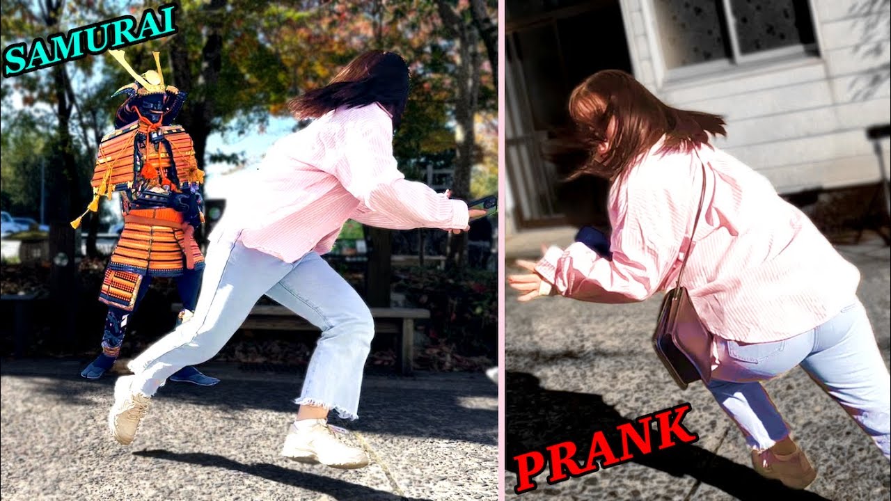 SAMURAI Mannequin PRANK in JAPAN#26 funniest reactions. SAMURAI fan.#prank #funny