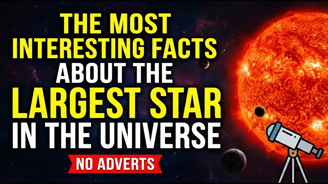 The Most Interesting Facts about The Largest Star in the Universe - No Adverts