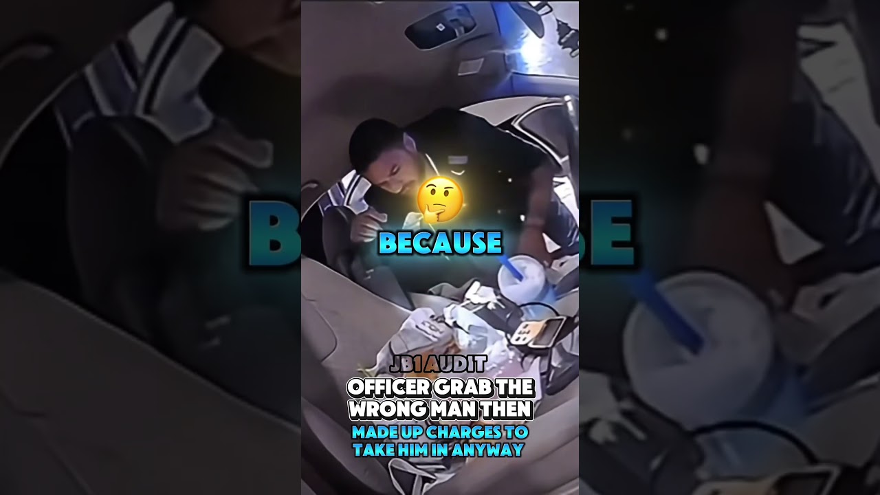 Hit and run wasn&rsquo;t him officers still made him get in the back #shorts #policeofficers #cops