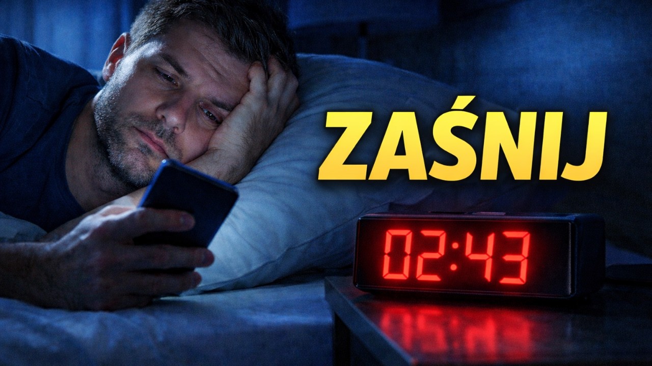 Nie możesz zasnąć? Zrób to przez 7 minut