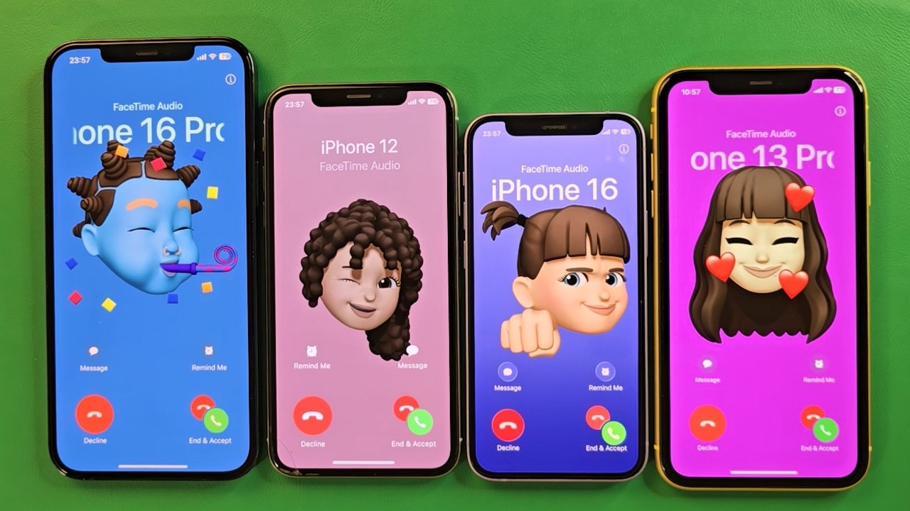 Facetime Incoming call Outgoing call iPhone 12Pm iPhoneX iPhone12mini iPhone 11
