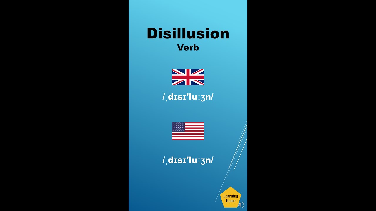 Disillusion meaning pronunciation and synonyms #Shorts