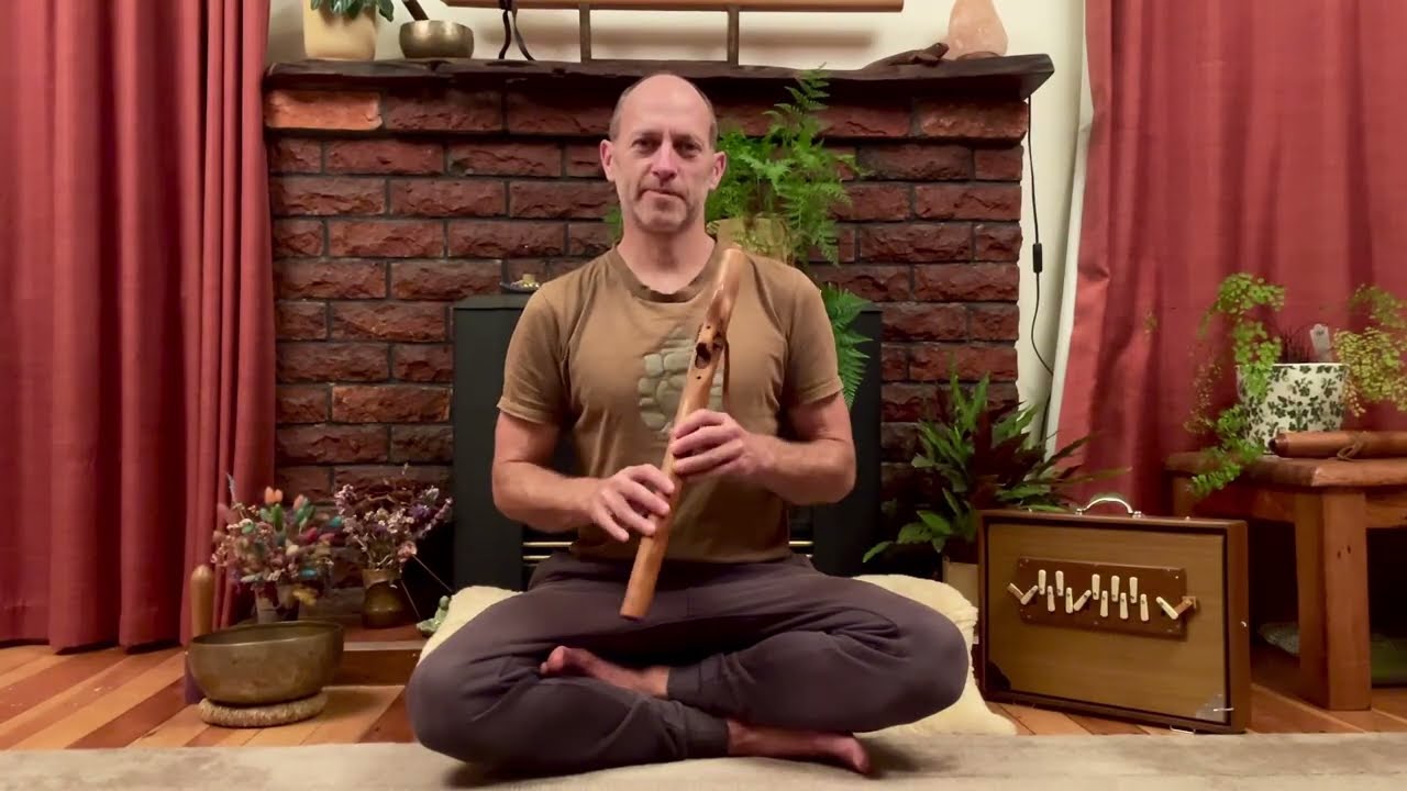 F# Love Flute – Ancient Kauri with Tiger’s Eye