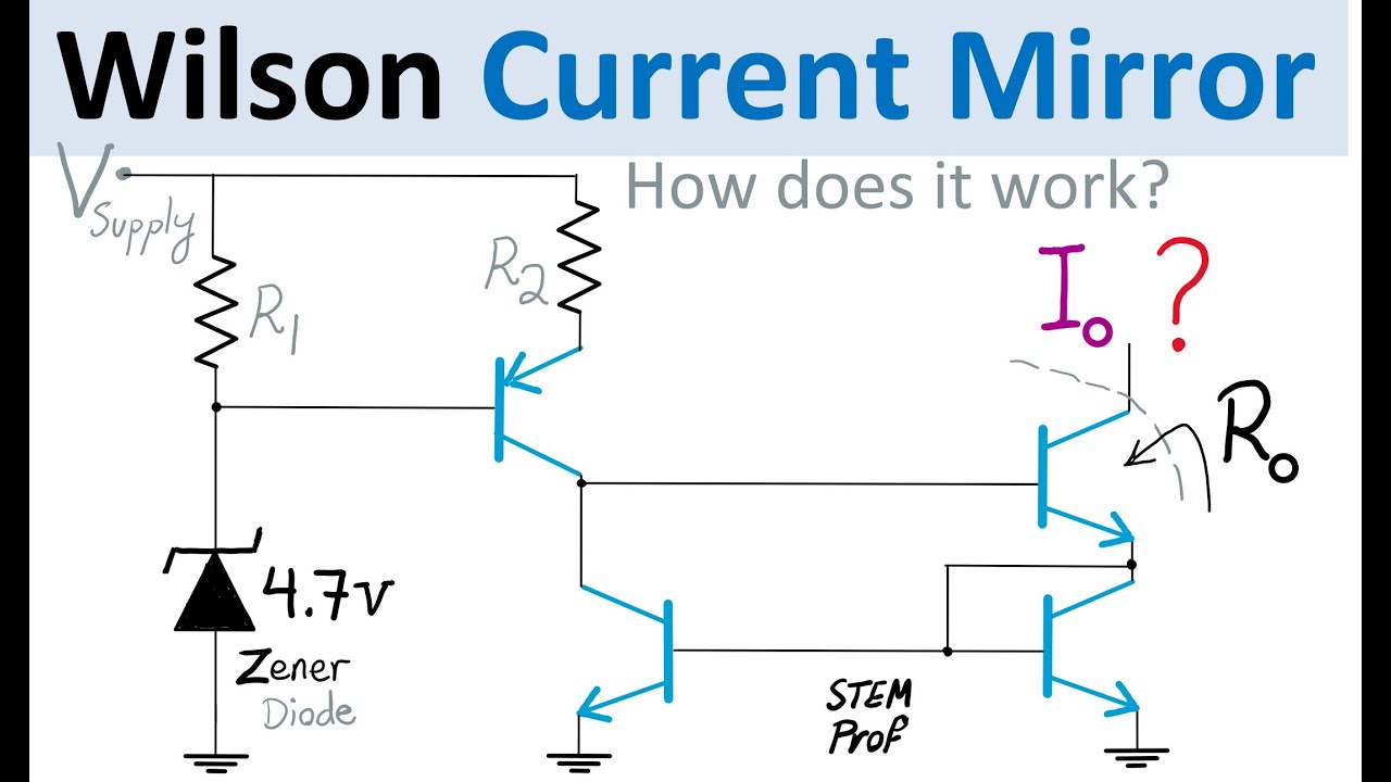 Wilson Current Mirror and Current Source Design