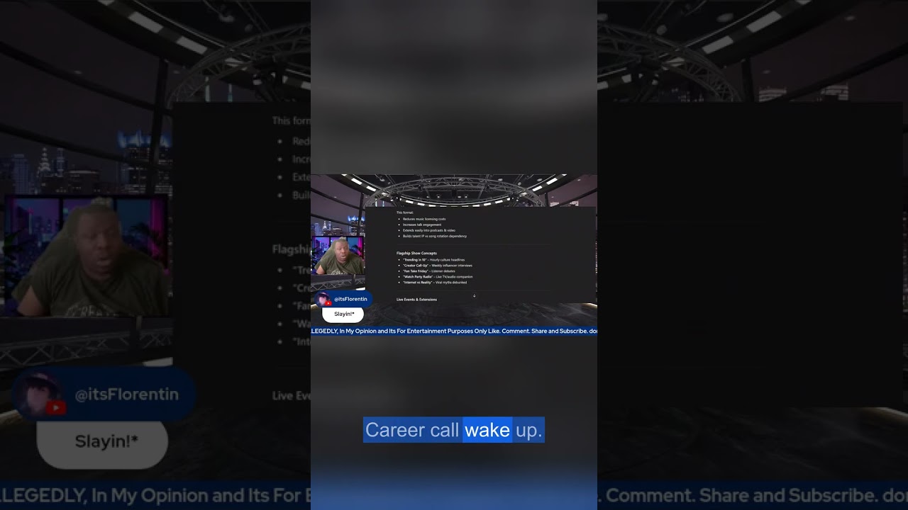Digital-first pop-culture radio format (concept & ops)